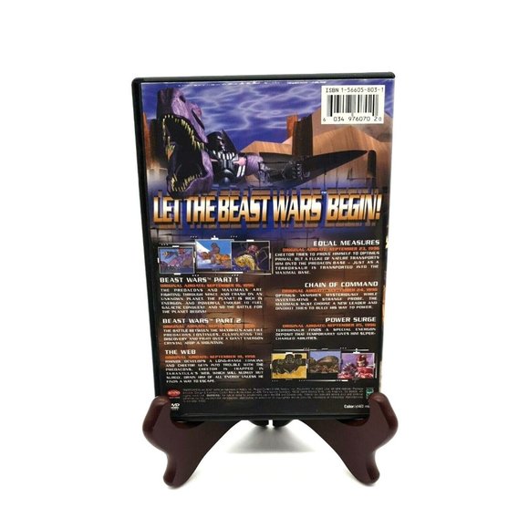 Transformers: Beast Wars - Volume 1 DVD 2002 The Web, Equal Measures Cartoon - Picture 2 of 5